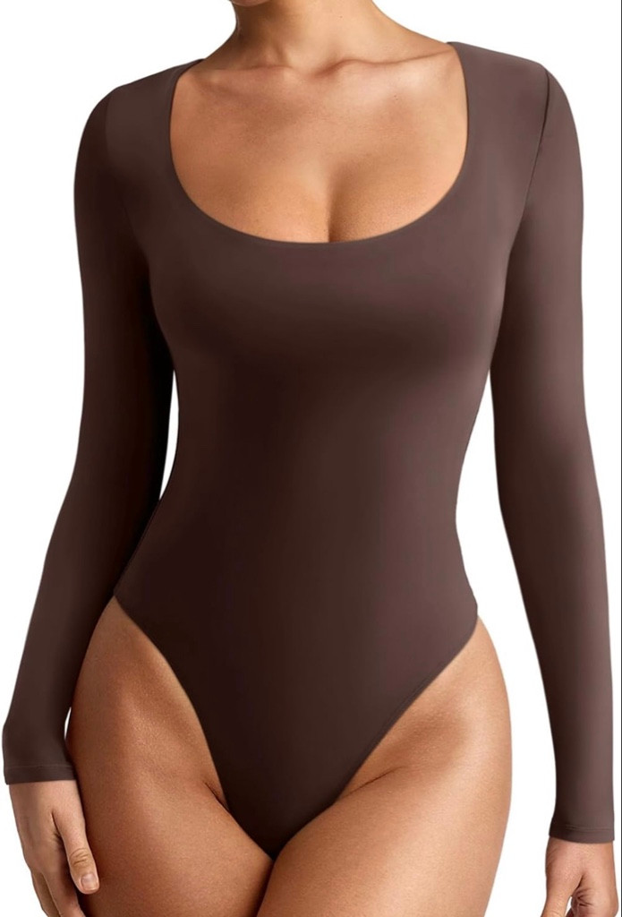 Imagen 1 de Bodysuit Manga Larga Cuello Redondo Essentials