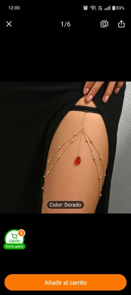 Imagen 1 de Arnés de pierna corazón
