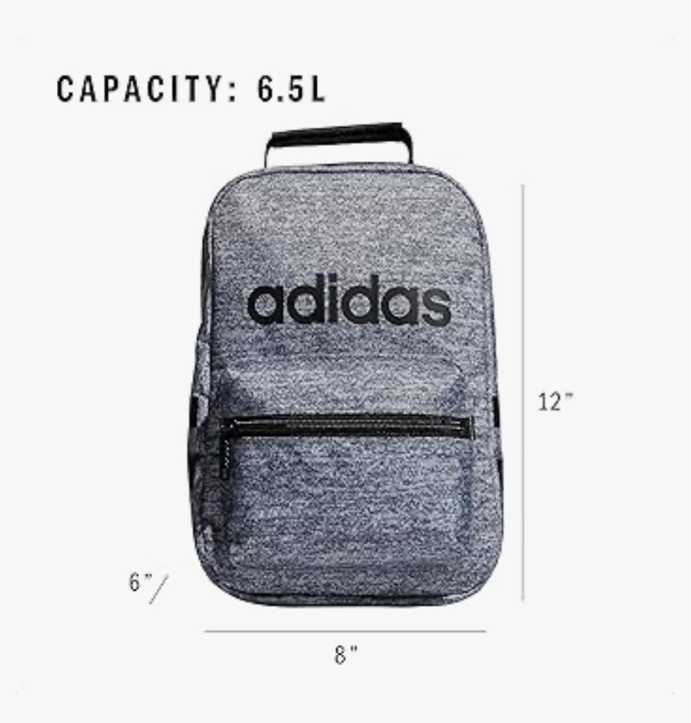 Imagen 1 de Adidas lonchera gris y negro