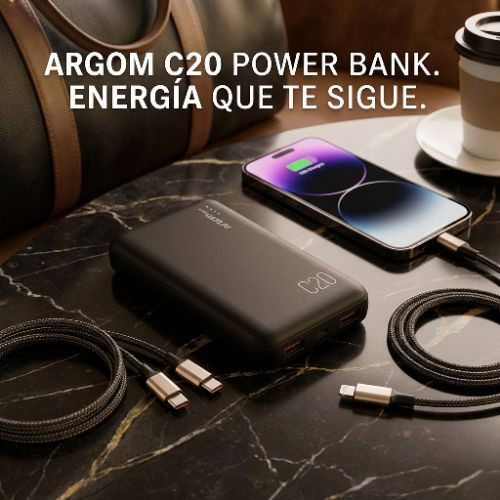 Imagen 1 de Argom Powerbank C20 20000Mah