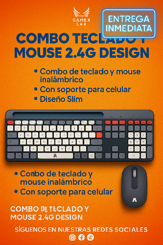 Imagen 1 de Combo teclado y mouse design