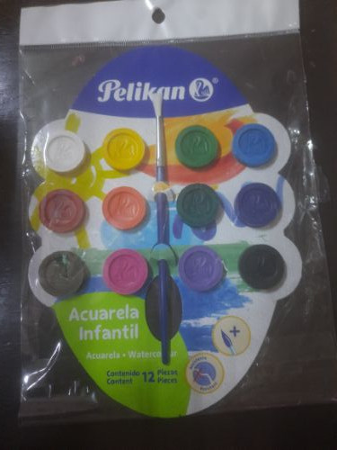 Imagen 1 de Acuarelas Pelikan 12 colores