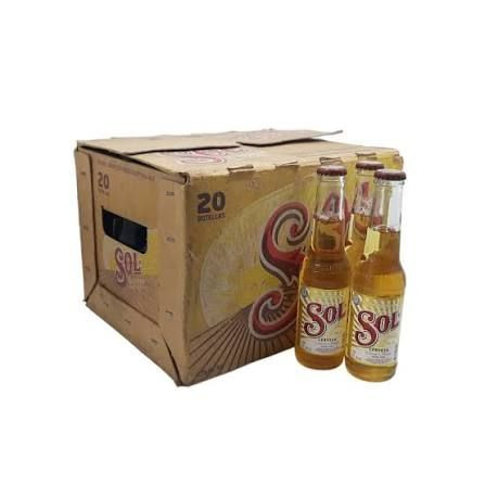 Imagen 1 de 1 CARTON CERVEZA SOL 1/4 MENUDEO
