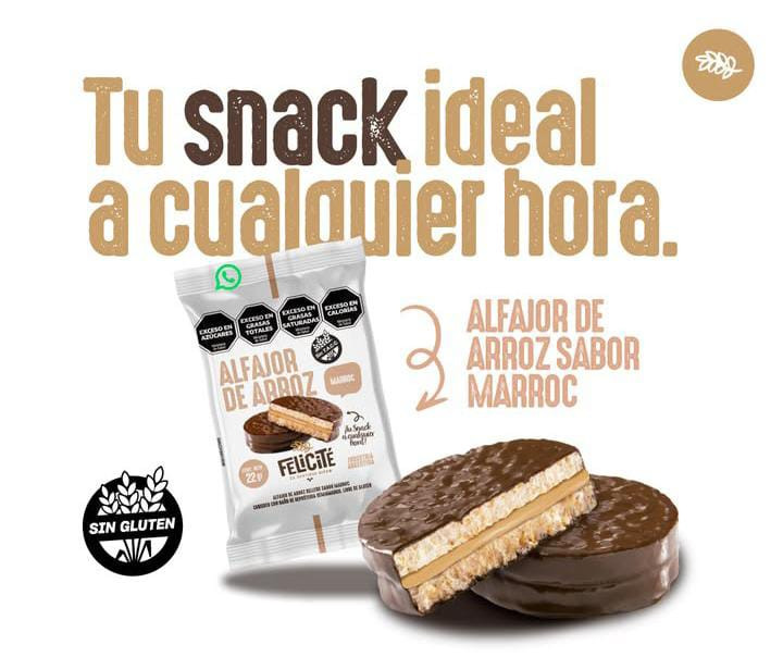 Imagen 1 de Alfajor de arroz Marroc 23g x12u