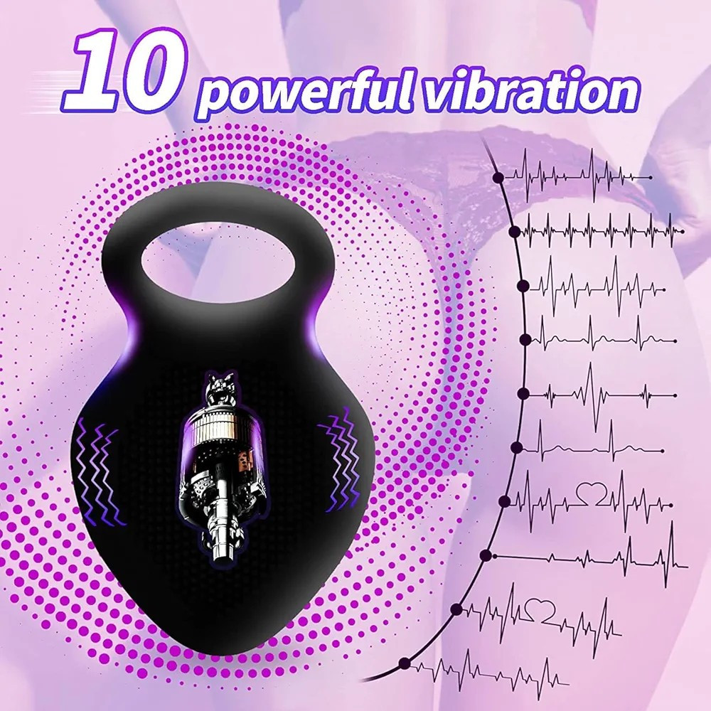 Imagen 1 de Anillo vibrador doble placer
