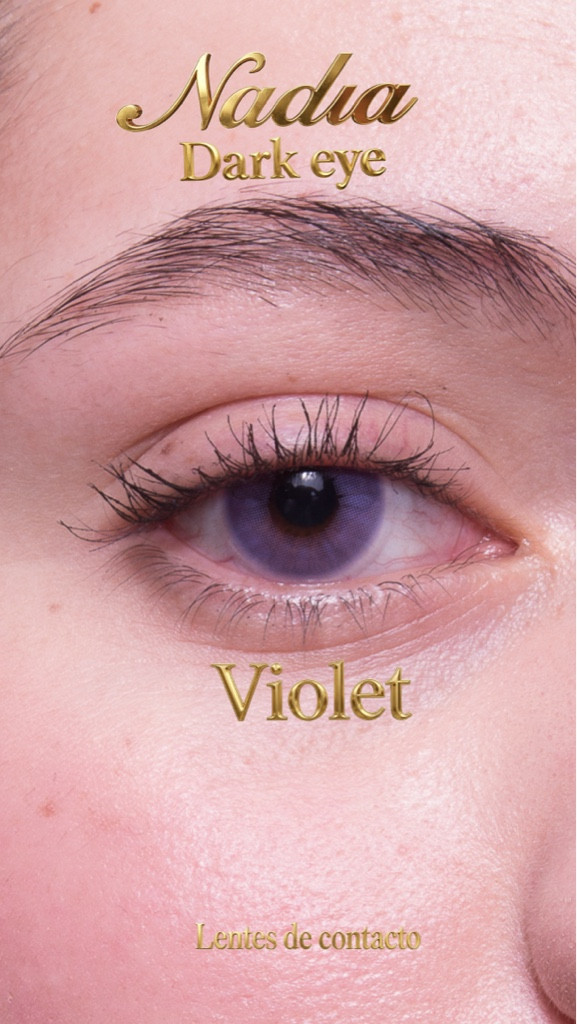 Imagen 1 de 6 pares Nadia Dark Eye violeta