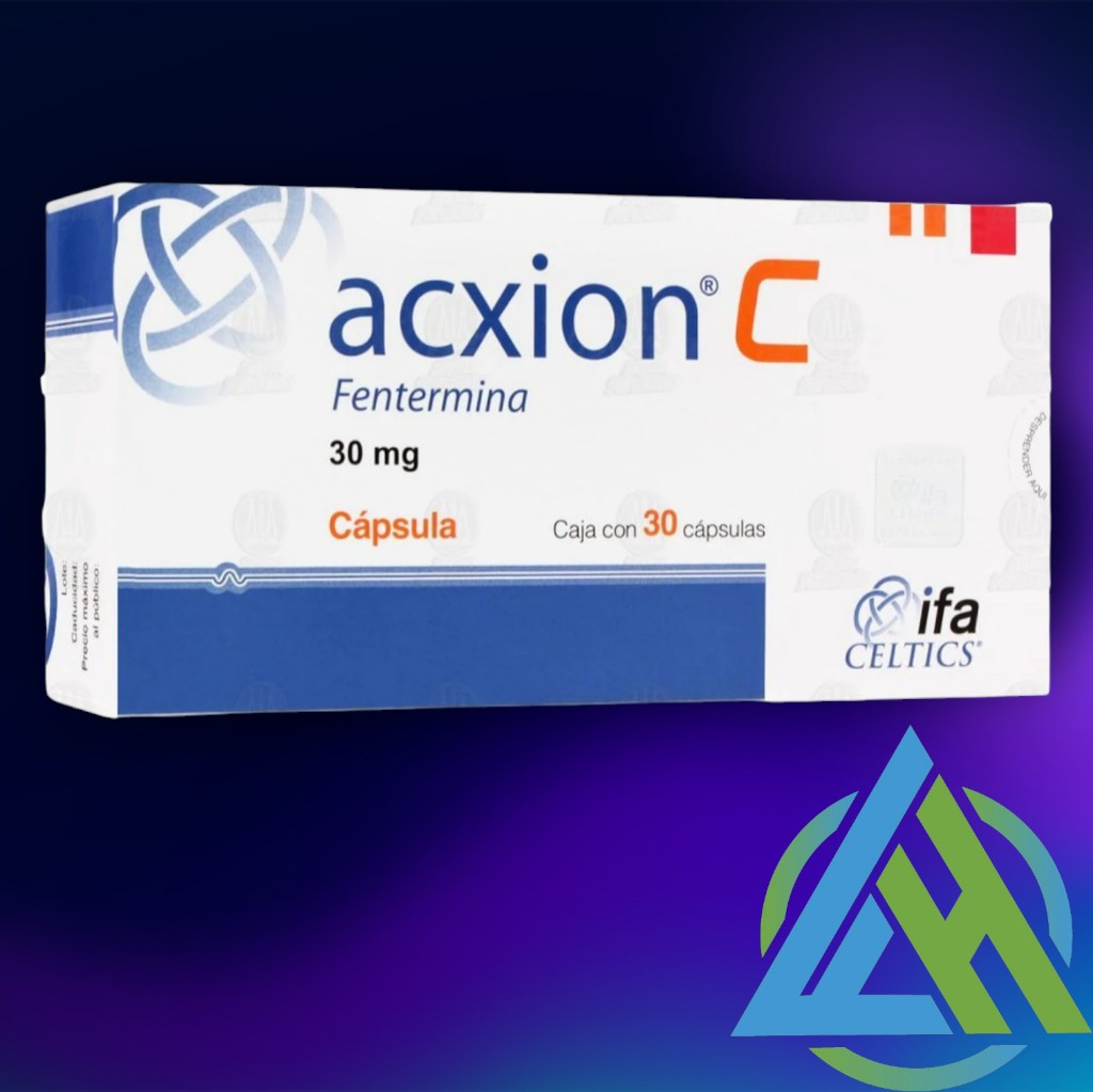 Imagen 1 de Acxion C 30mg c/30 tabs (Fentermina)