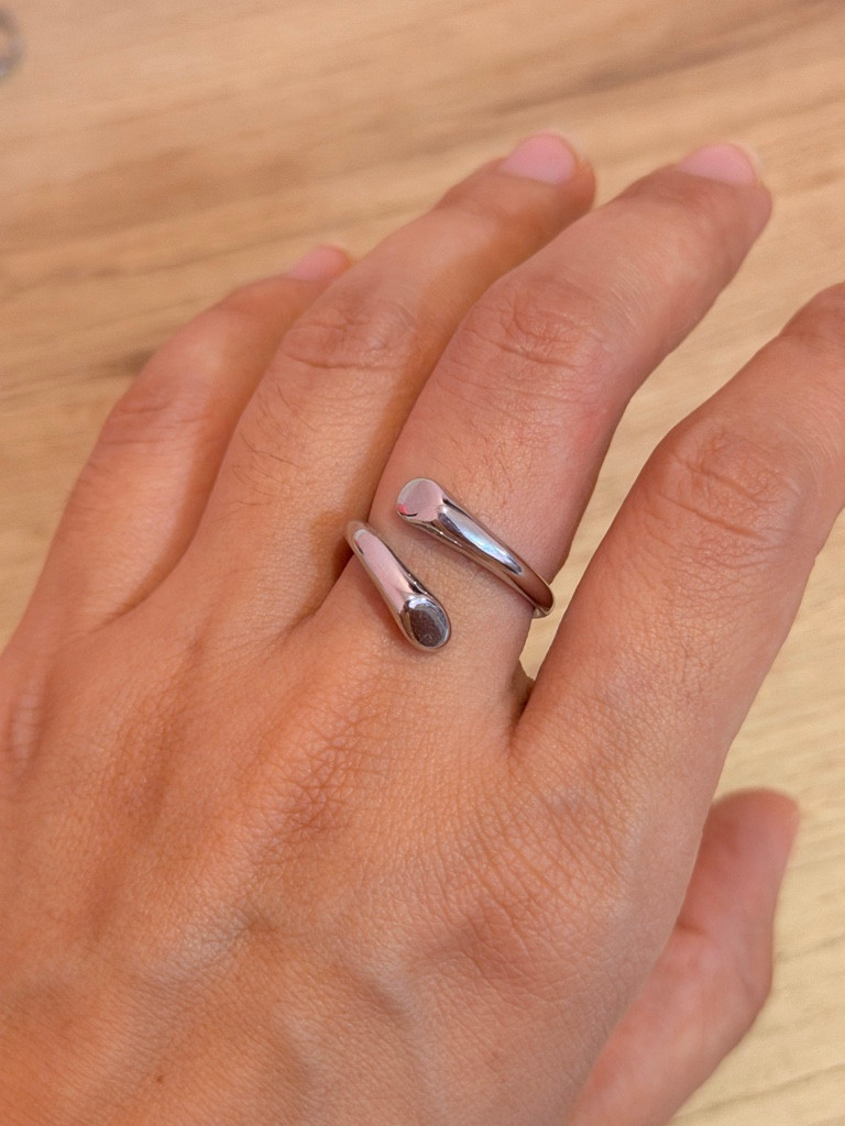 Imagen 1 de Anillo ajustable plata