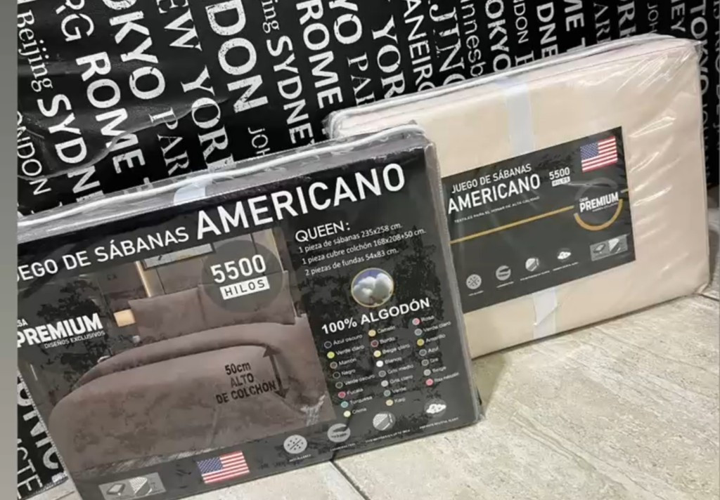 Imagen 1 de Juego sabanas Americano 5500 hilos
