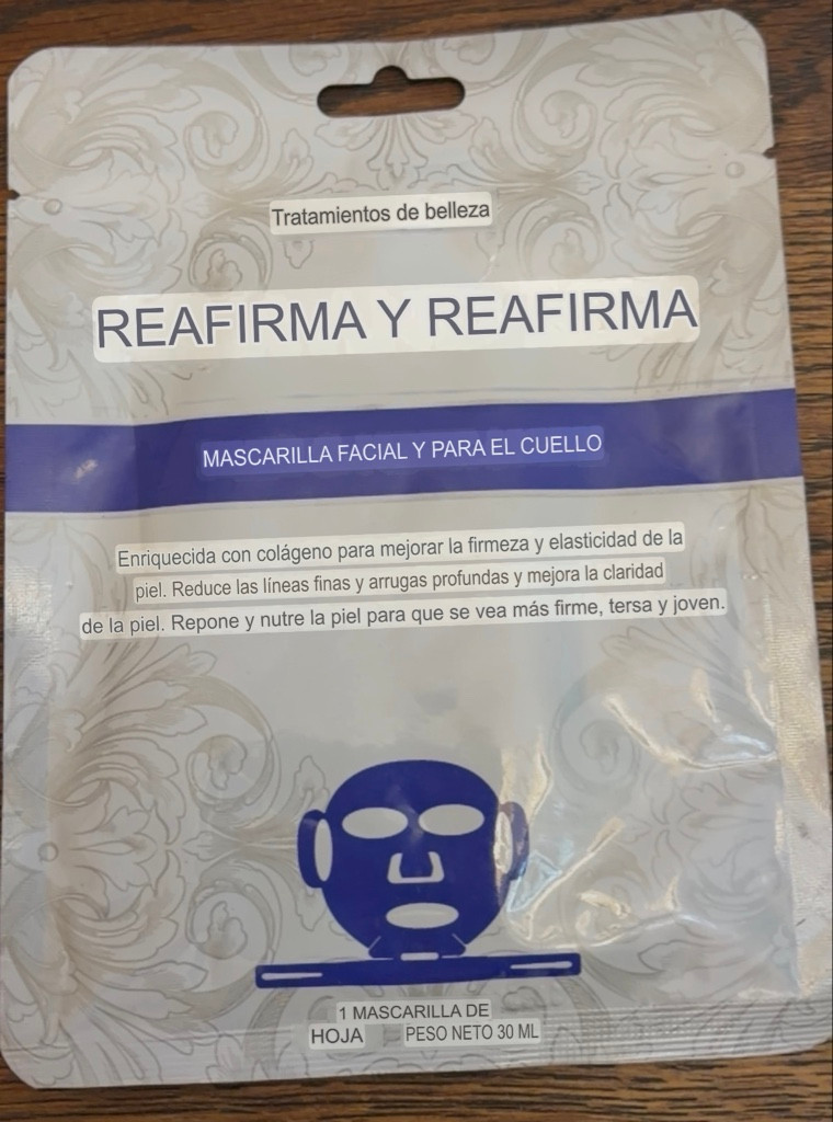 Imagen 1 de 1 Mascarilla de colageno