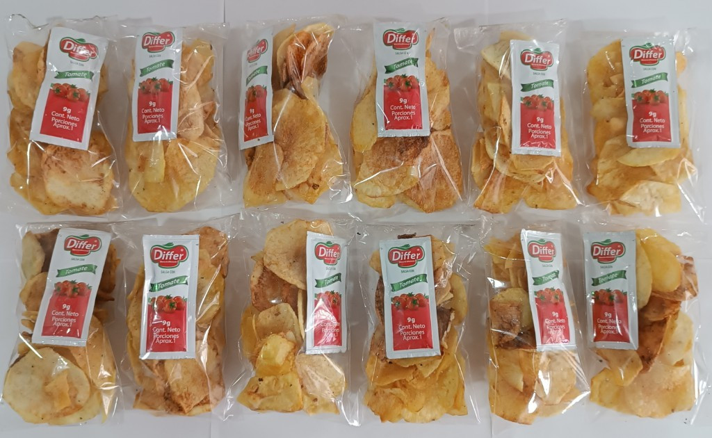 Imagen 1 de PAQUETE PAPITAS + SALSA TOMATE SABOR NATURAL