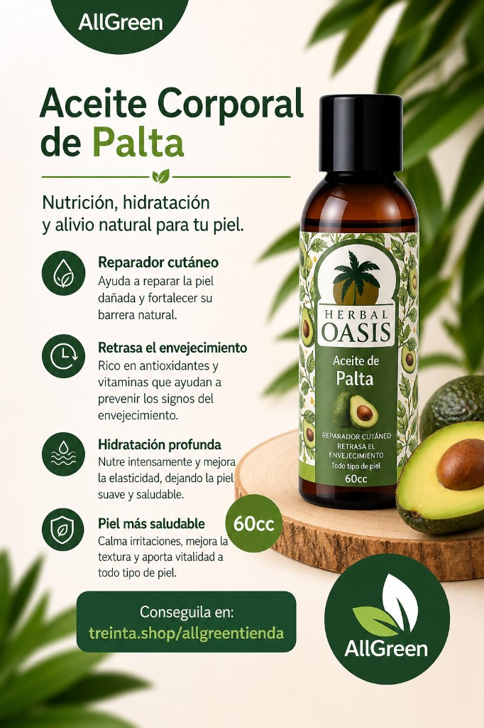 Imagen 1 de Aceite corporal de palta x60cc