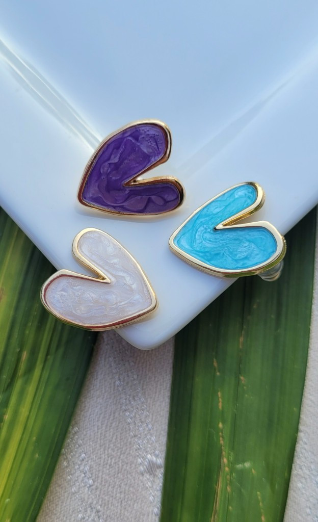 Imagen 1 de Aretes de corazón