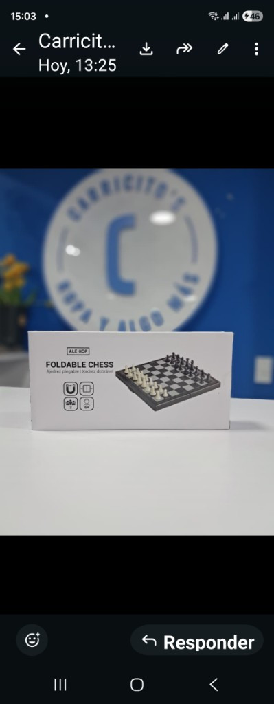 Imagen 1 de Ajedrez plegable, viajero ALE HOP