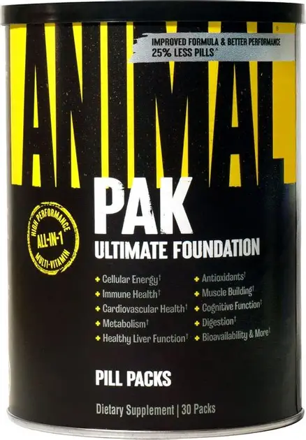 Imagen 1 de Animal pack C/30 pack 8 pill