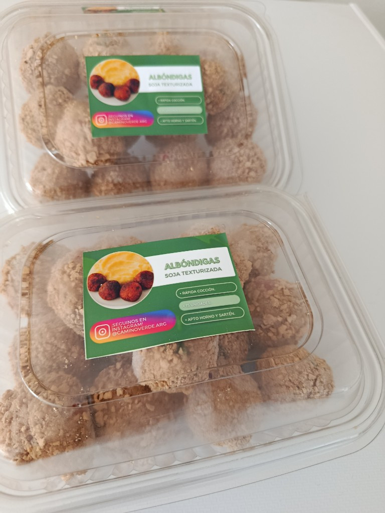 Imagen 1 de Albóndigas proteicas de soja texturizada🌿