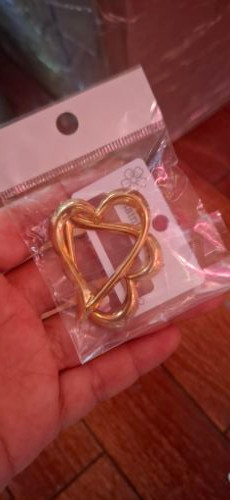 Imagen 1 de Arete corazón irregular
