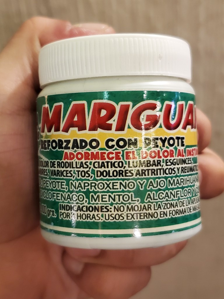Imagen 1 de Mariguanol con Peyote, Naproxeno 100g