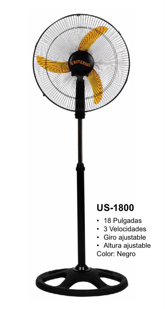 Imagen 1 de Abanico Pedestal UN 1800