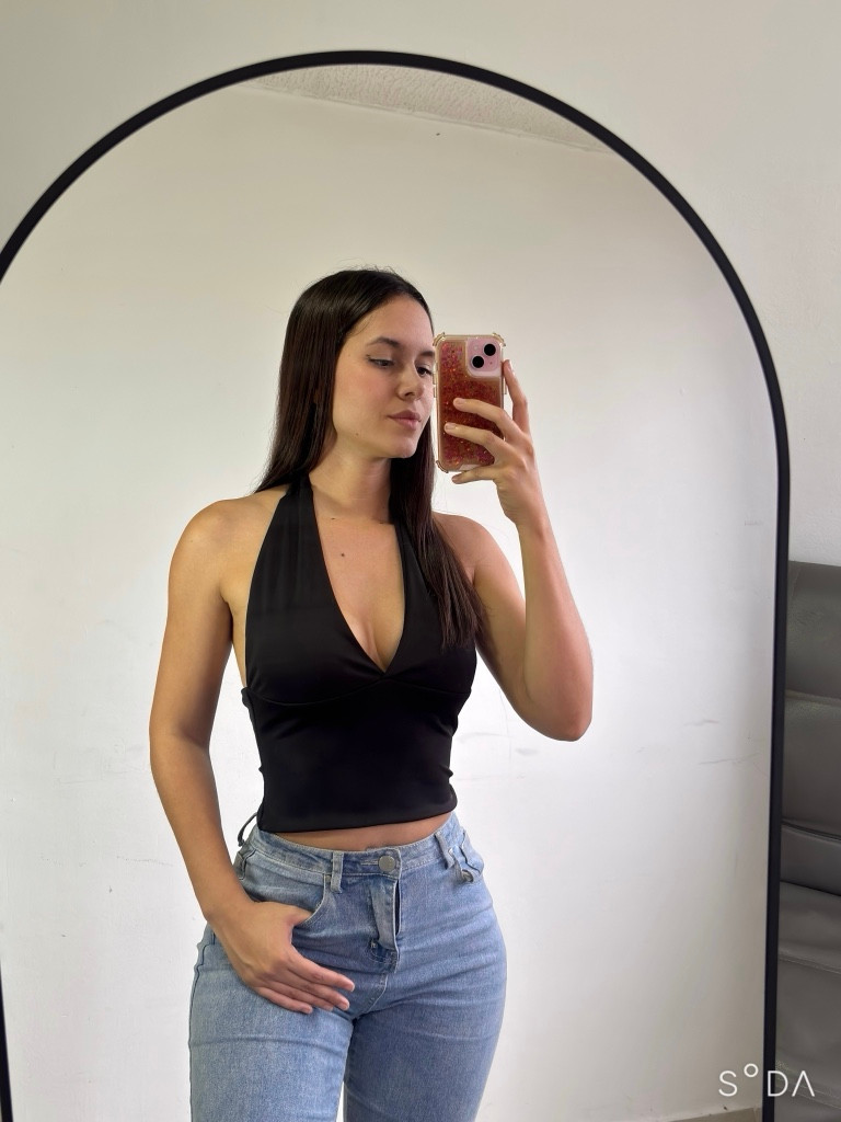 Imagen 1 de Top Zara Negro