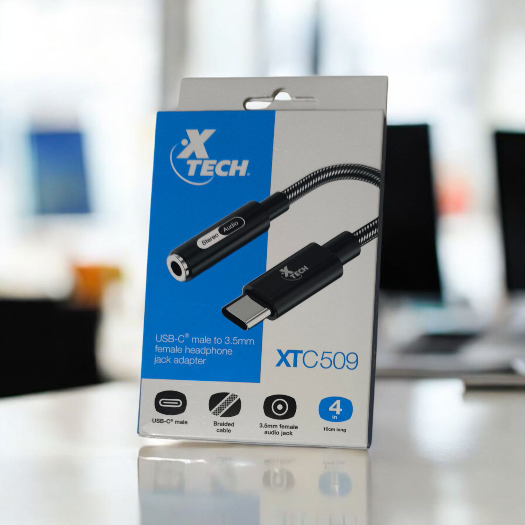 Imagen 1 de Adaptador de USB-C a jack de 3,5mm