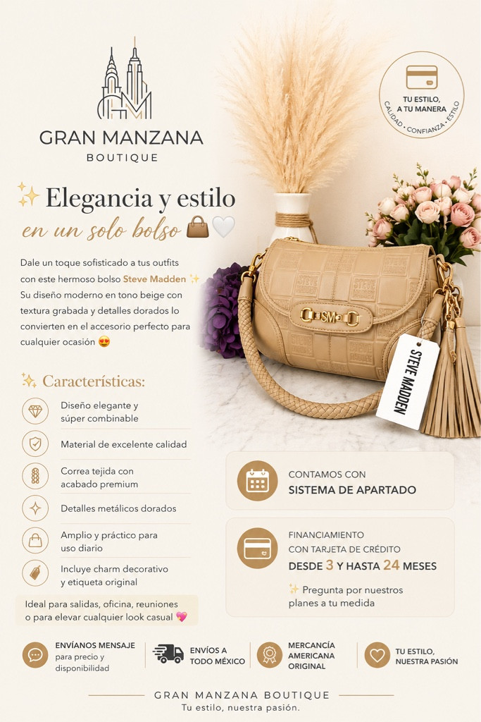 Imagen 1 de Bolso bohemio Stive Madden