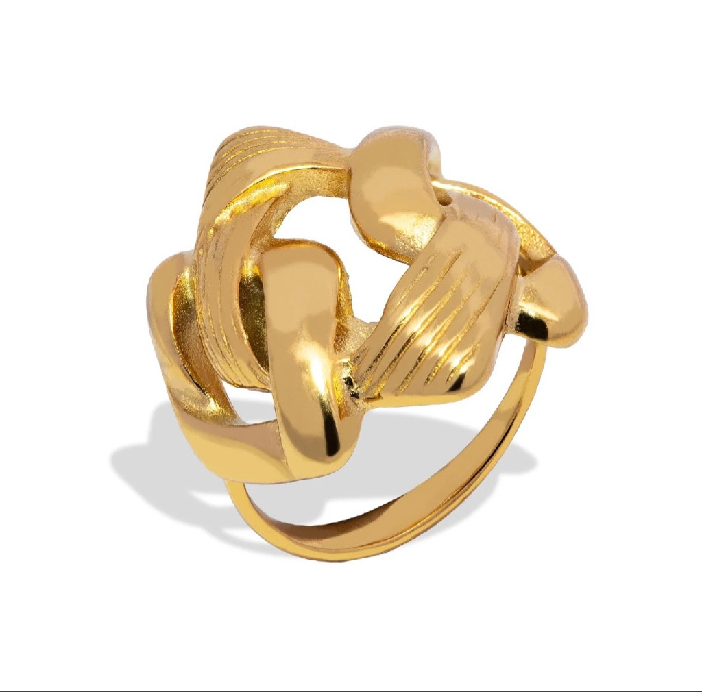 Imagen 1 de Anillo Rombos entrelazados