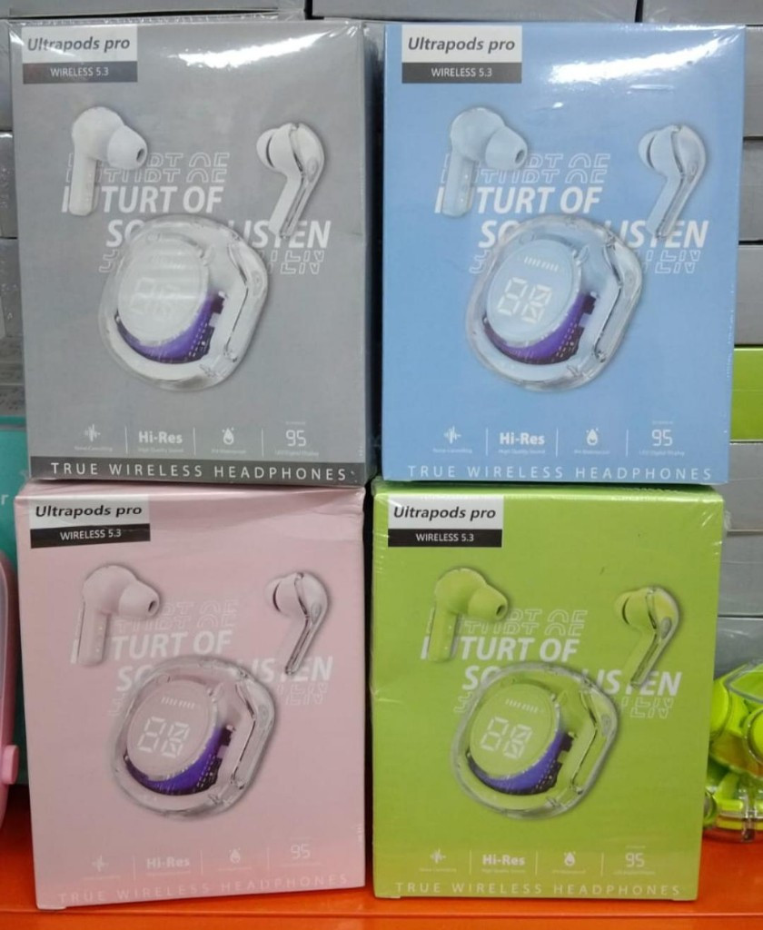 Imagen 1 de Ultrapods Pro: Sonido Hi-Res con Estilo Transparente 🎧✨