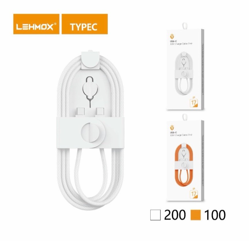 Imagem 1 de CABO TIPO C-C 1M IP 17 LEHMOX