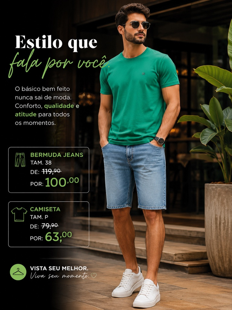 Imagem 1 de Bermuda masc 119 n 38