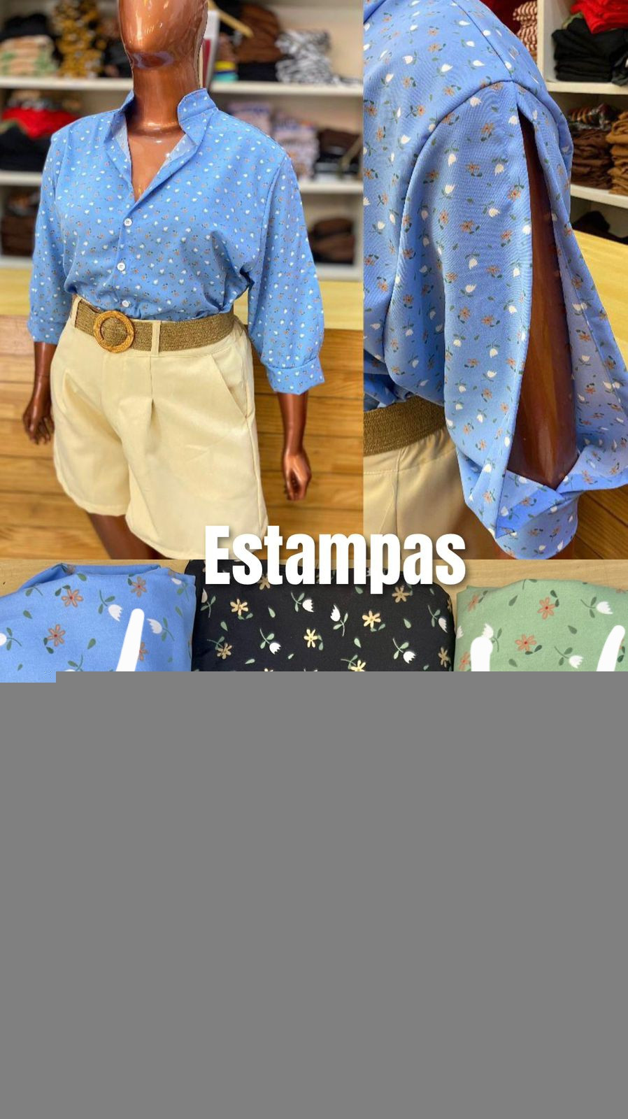 Imagem 1 de Blusa em viscolinho veste até tam 52