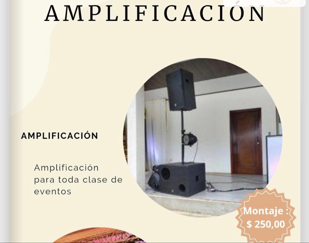 Imagen 1 de AMPLIFICACIÓN BÁSICA PARA EVENTOS