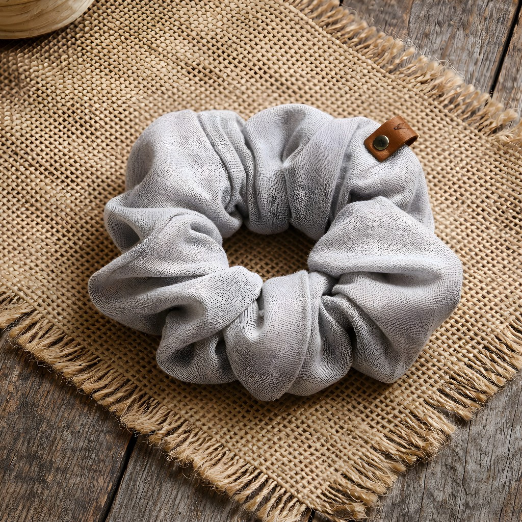 Imagen 1 de Scrunchie Feather Gray