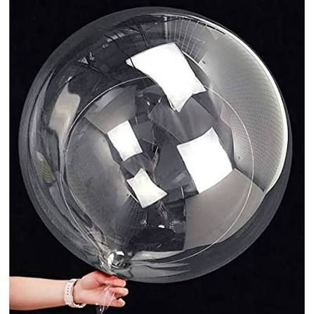 Imagen 1 de Bobo Transparente inflado confenti 36"