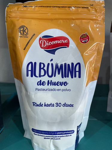 Imagen 1 de ALBUMINA DE HUEVO x120gr DICOMERE