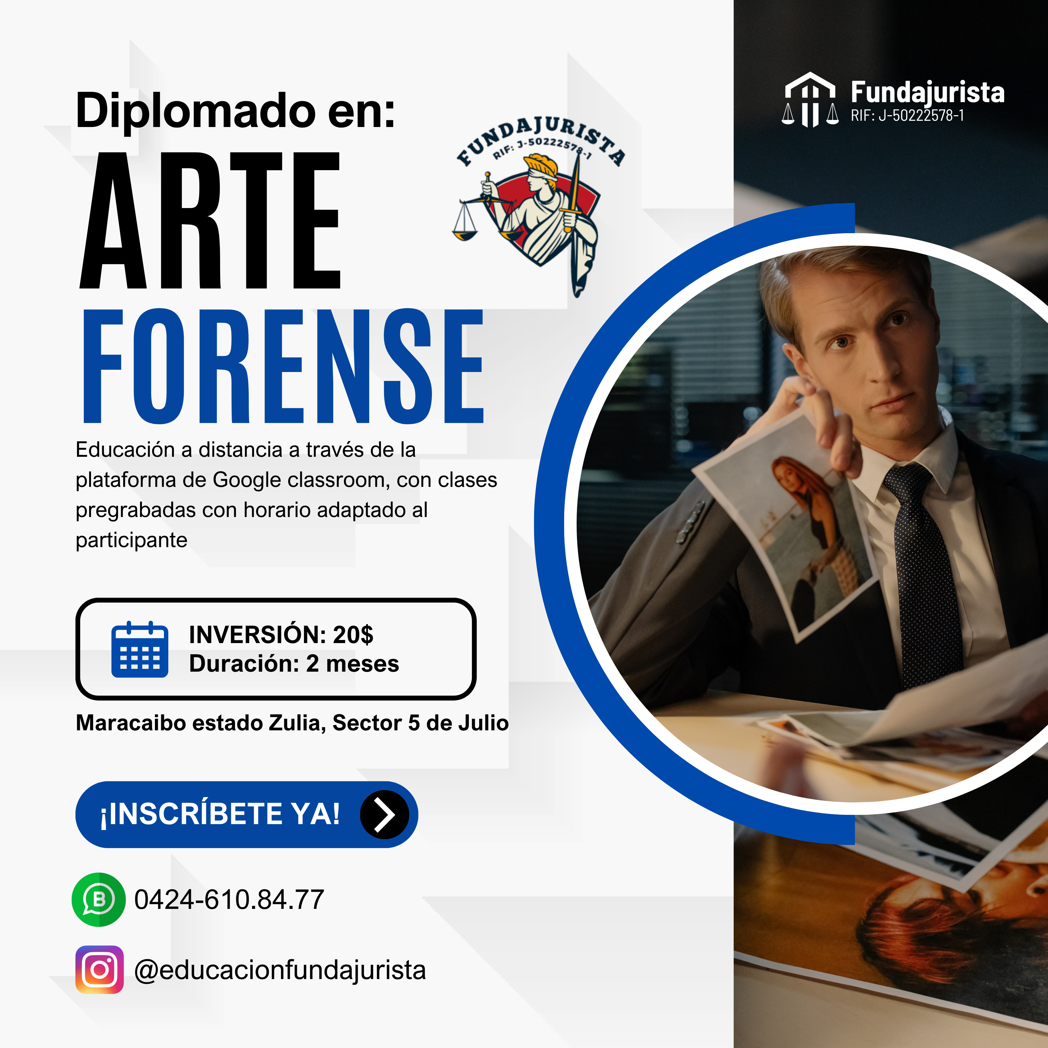 Imagen 1 de Diplomado en Arte Forense