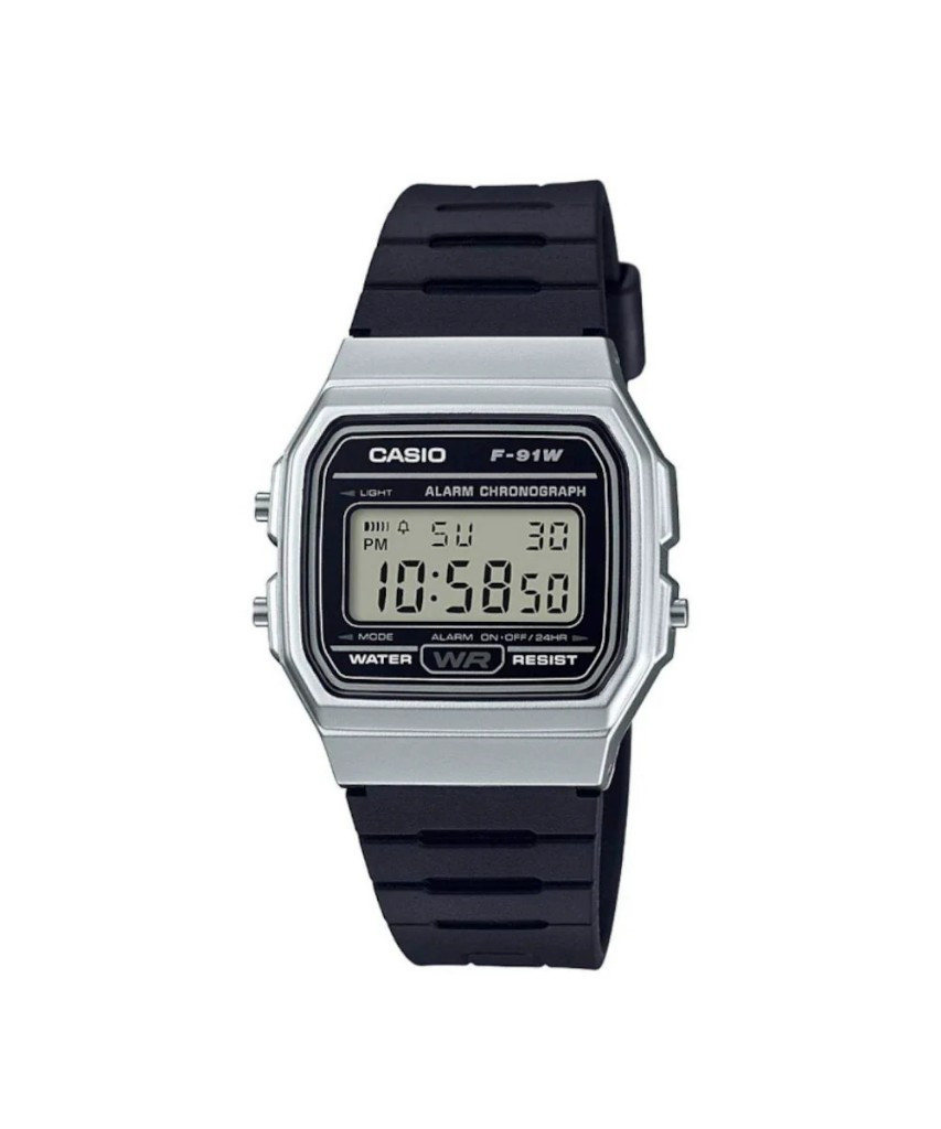 Imagen 1 de RELOJ CASIO F-91WM-7ADF -PLATEADO