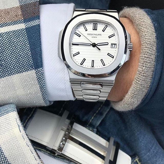 Imagen 1 de $$ PATEK Nautilus cara blanca