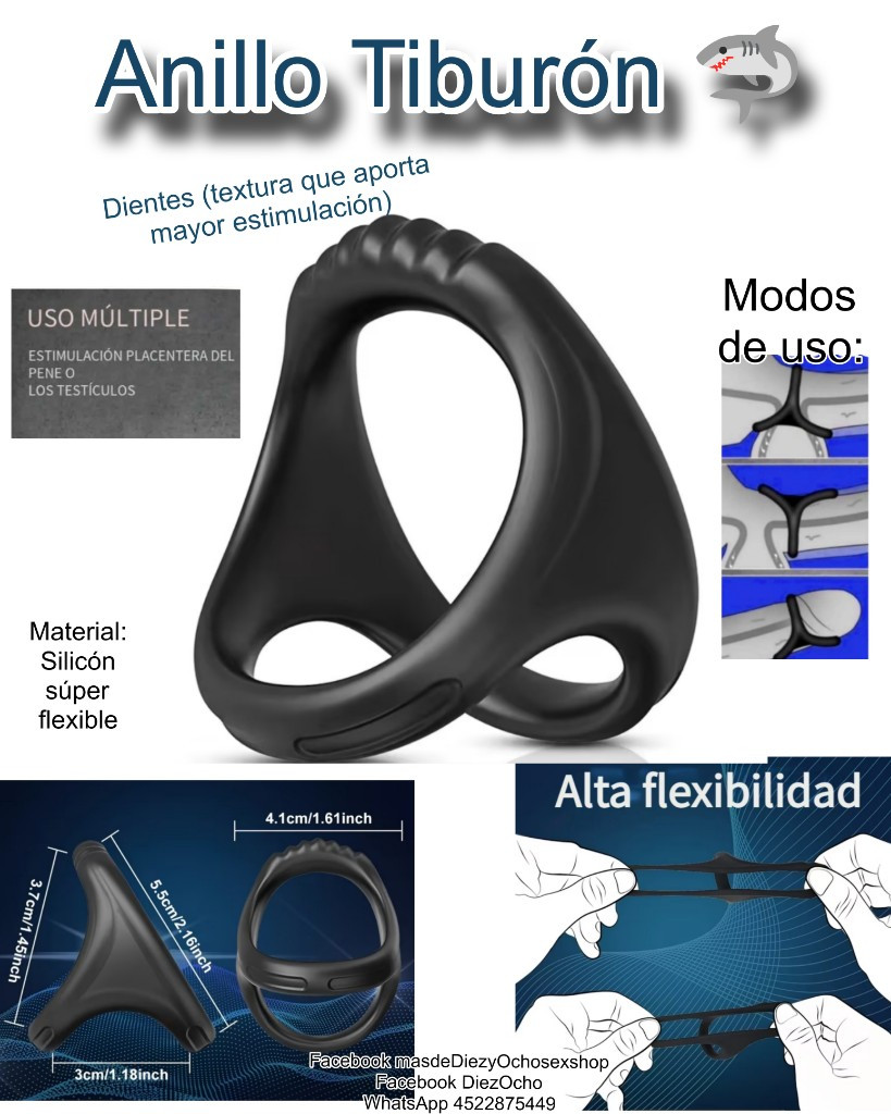 Imagen 1 de Anillo Tiburón