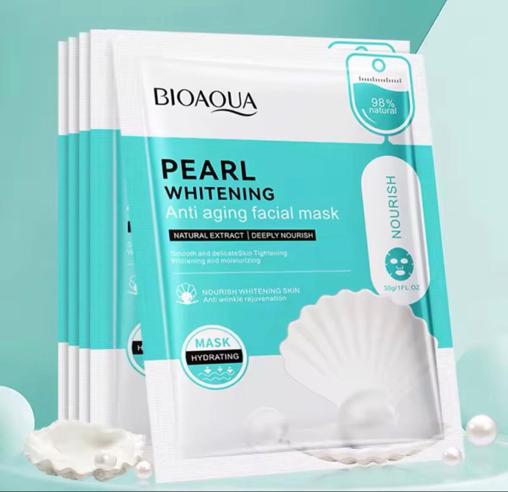 Imagen 1 de BIOAQUA MASCARILLA FACIAL - PEARL WHITENING