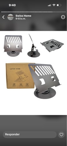Imagen 1 de Base para computador giratoria 360º