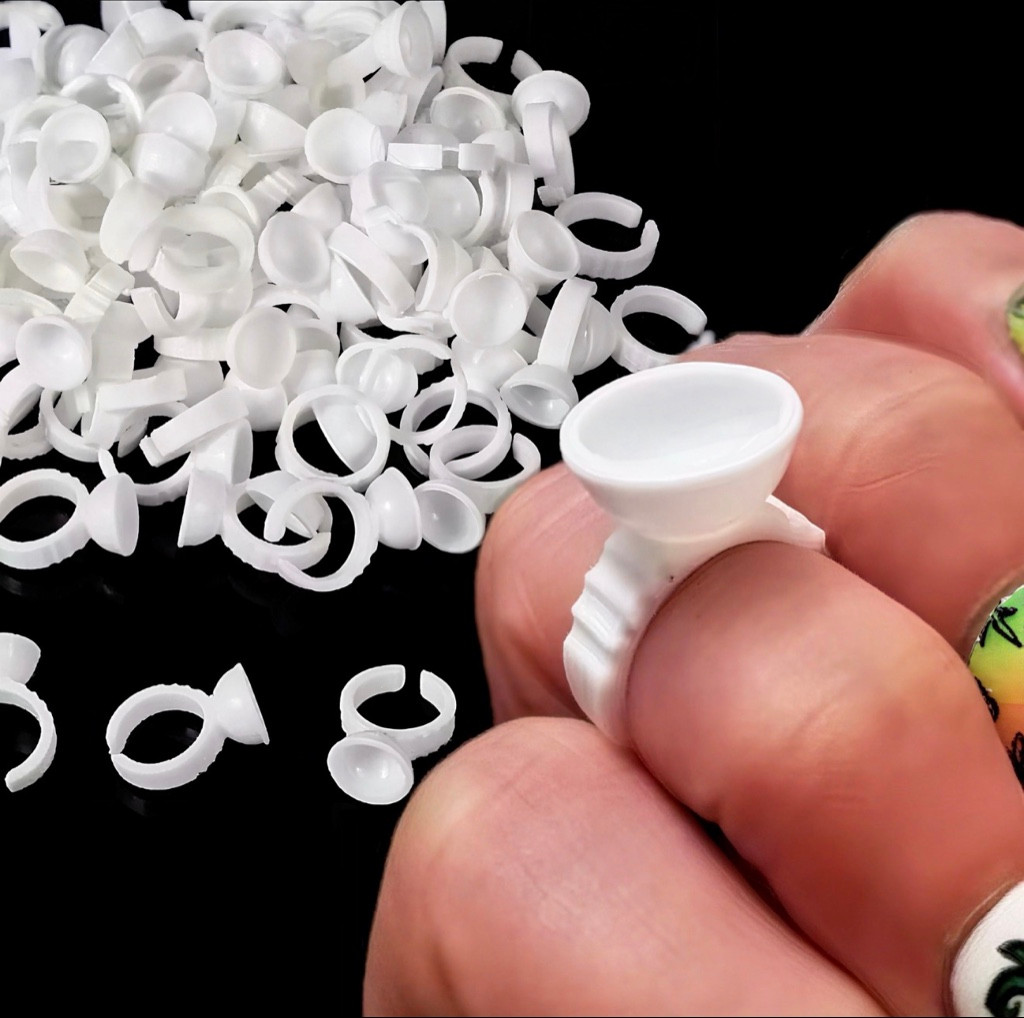 Imagen 1 de ANILLOS DE PEGAMENTOS BLANCO PAQ 50 UNIDADES