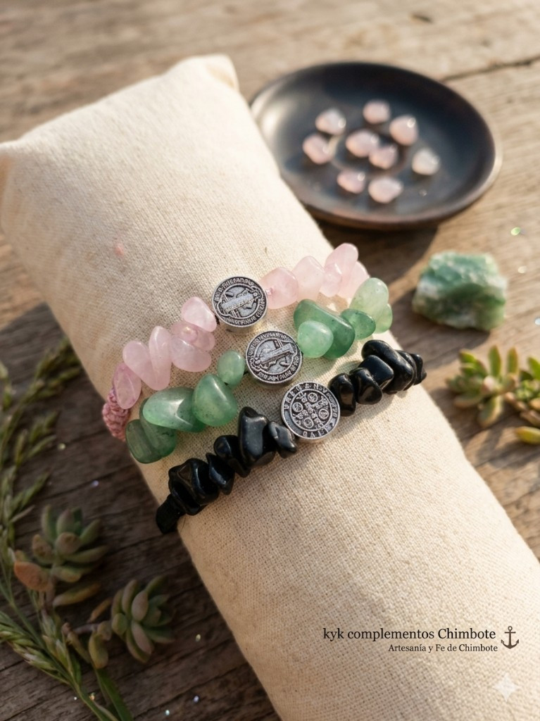 Imagen 1 de Pulseras San Benito piedras naturales