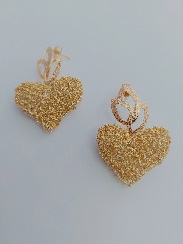 Imagen 1 de Aretes Bombé Oro