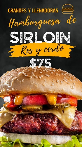 Imagen 1 de A) Hamburguesa SHIRLOIN