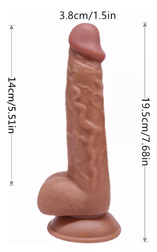 Imagen 1 de Consolador De Pene Grande Y Realista Largo Suave Con Ventosa