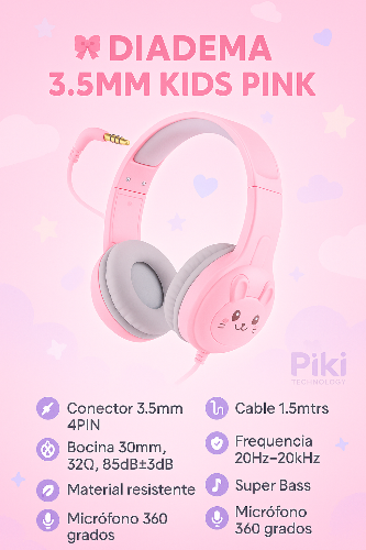 Imagen 1 de Diadema kids Pink