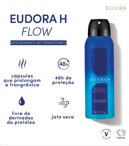 Imagem 1 de Antitranspirante Aerosol  H Flow 125ml