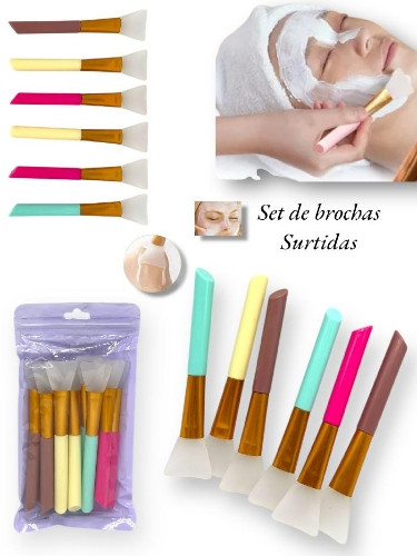 Imagen 1 de Brocha de silicona para mascarilla tonos surtidos