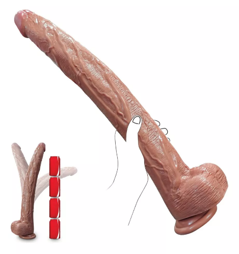 Imagen 1 de 44cm Super Consolador Realista Para Estimulaci Sexual Dildo